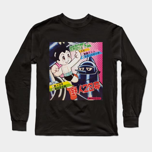 Astro Boy and Gigantor Long Sleeve T-Shirt by Pop Fan Shop